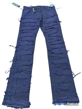 Jordan Craig Jeans Mens 38×40 Legacy Edition Martin Stacked Distressed